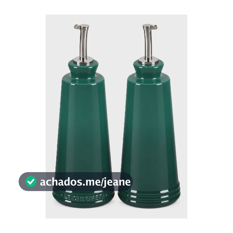 Jogo Galheteiro Le Creuset Signature 300ml Azeite E Vinagre