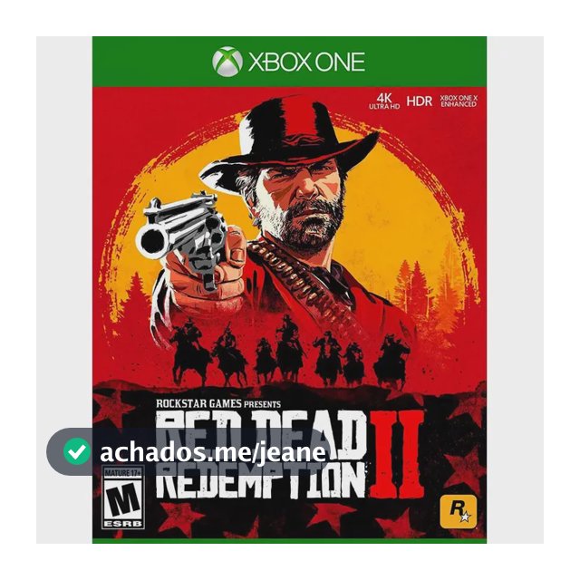 Jogo Red Dead Redemption 2 Xbox One Midia Fisica