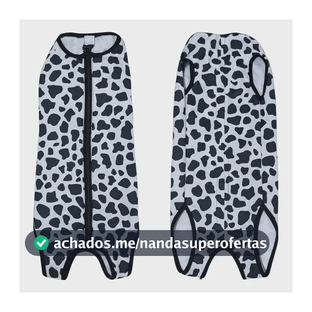 Roupa Protetora Cirúrgica Pet Estampada Operatória 00 A 10
