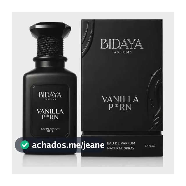 Perfume Árabe Vanilla Porn Bidaya Prn Parfums EDP Unissex Lançamento 2026 (100ml)
