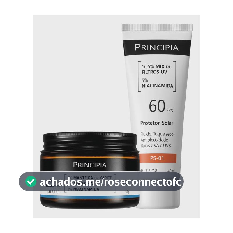 Principia Kit Hidratação E Proteção Facial Ch-o1 + Ps-01 Todo Tipo De Pele Dia/noite