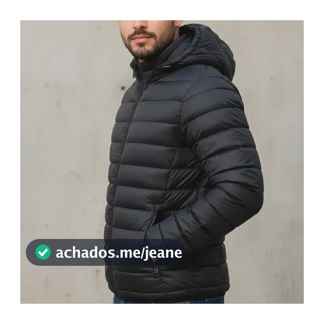 Jaqueta Puffer De Frio Intenso Blusa Impermeável Inverno