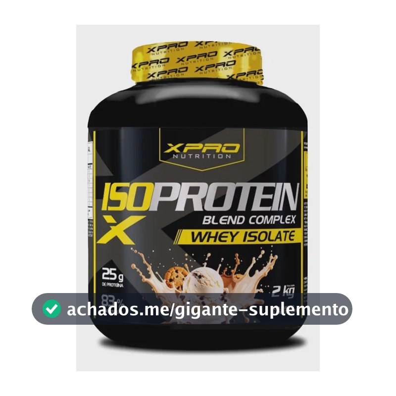 Whey protein XPro Nutrition Iso Blend Complex em pó sabor Biscoitos x 2kg