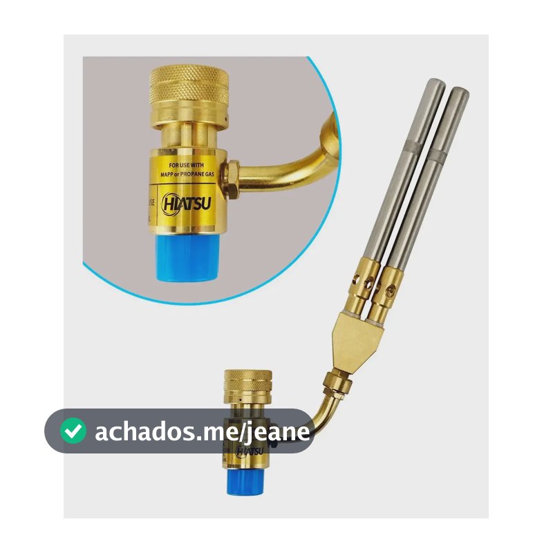 Maçarico Portátil Bico Duplo C/ Ponta Giratória Promoção