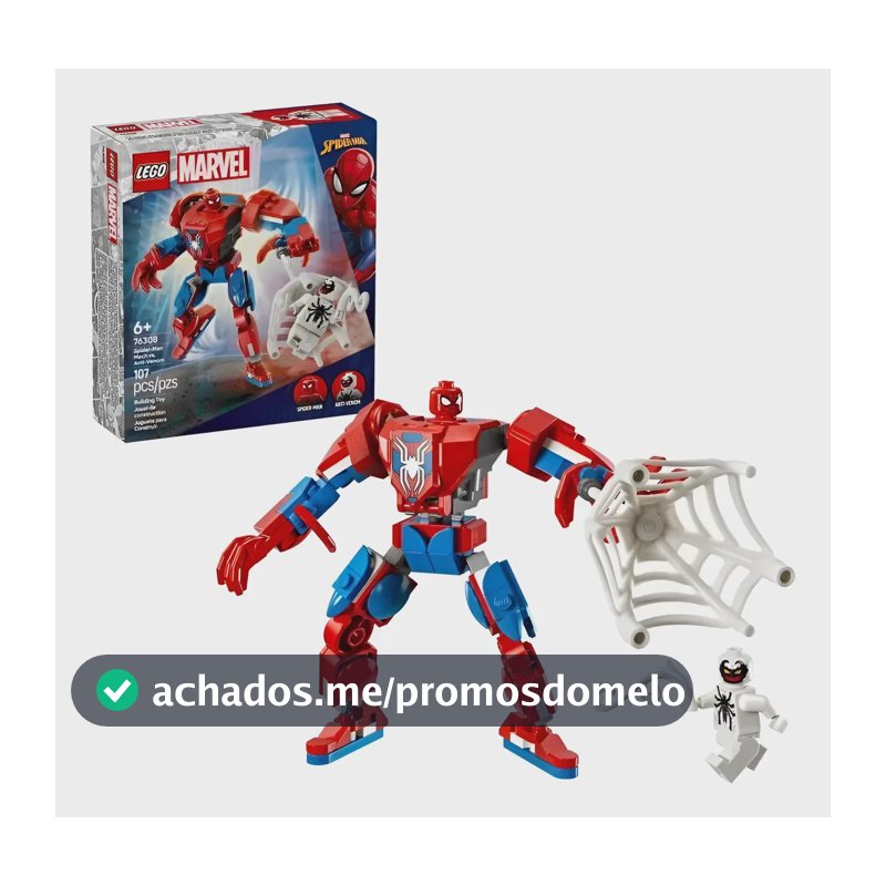 Lego Robô Do Homem-aranha Vs Anti-venom 107