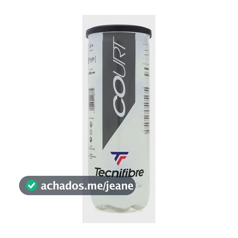 Tubo Com 3 Un Bolas de Tenis Court Amarelo TECNIFIBRE