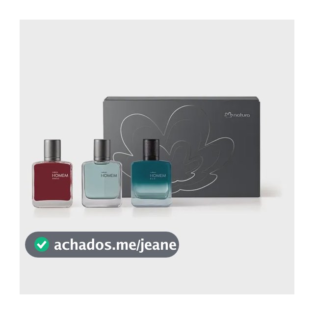 Coleção Especial Miniaturas De Natura Homem 3un 25ml