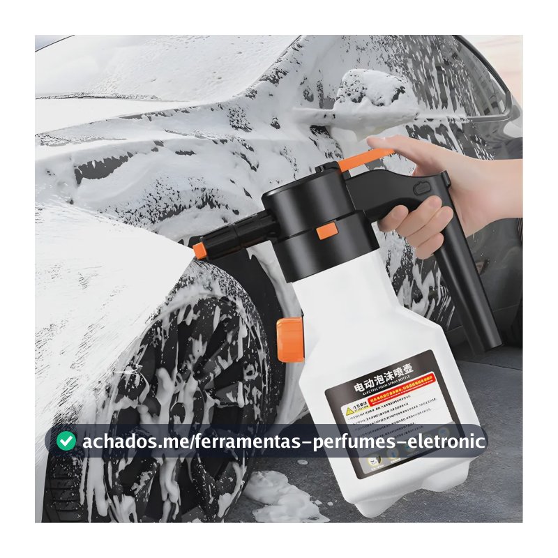 Pulverizador De Espuma Eletrico Alta Pressão Snow Foam Branco