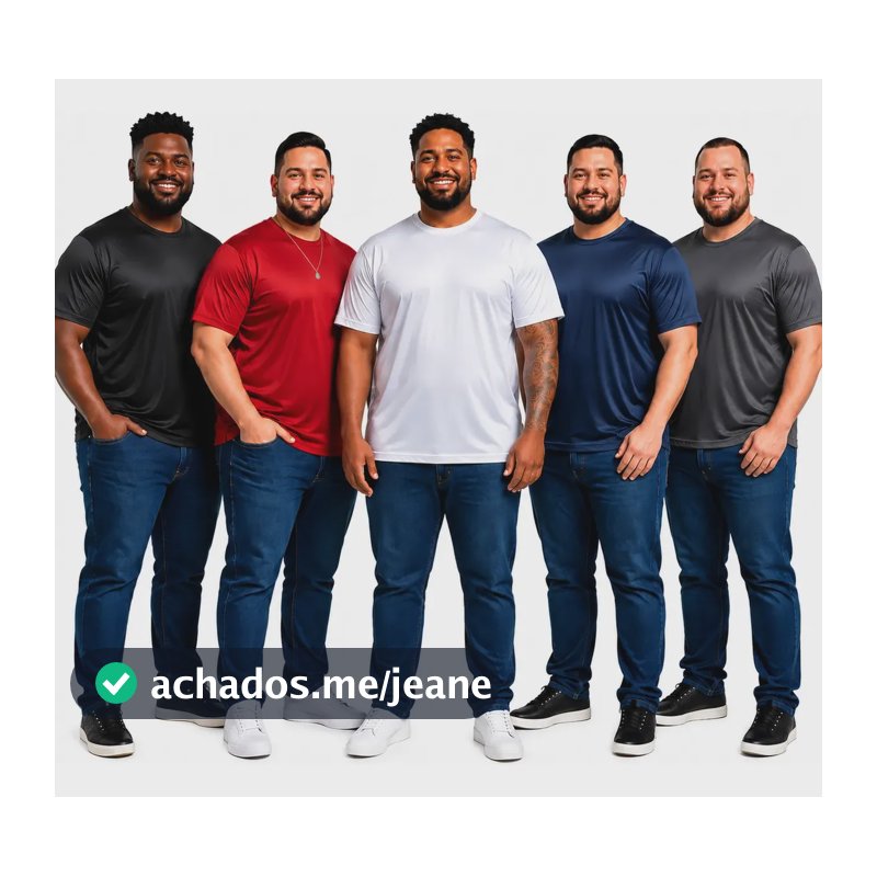 Kit 5 Camiseta Masculina Camisa Plus Size Atacado Qualidade Kit 5 Cores Diferentes Liso G3