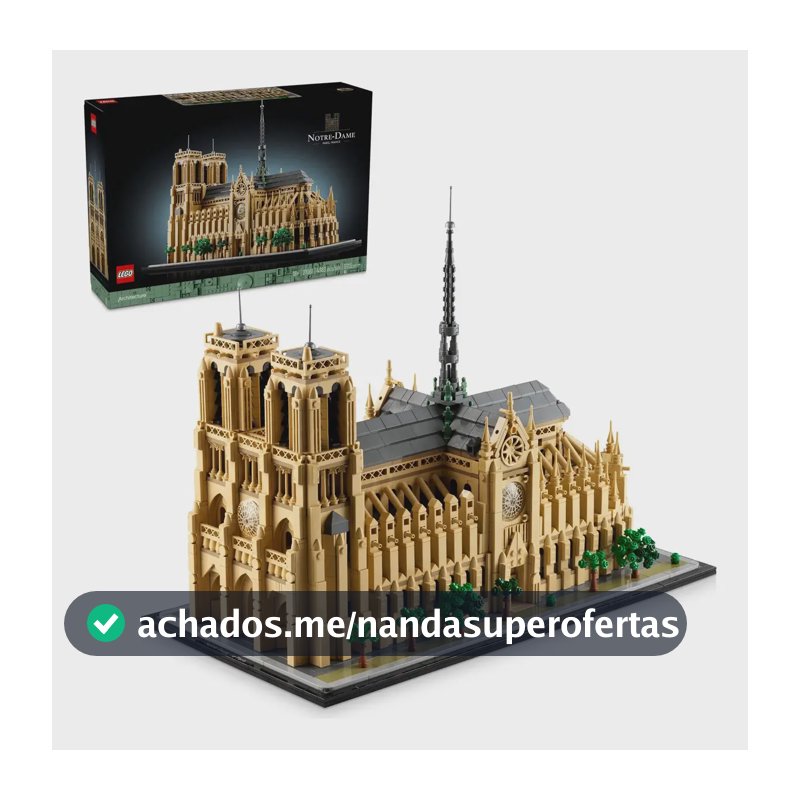 Blocos de montar LegoArchitecture 21061 4383 peças em caixa