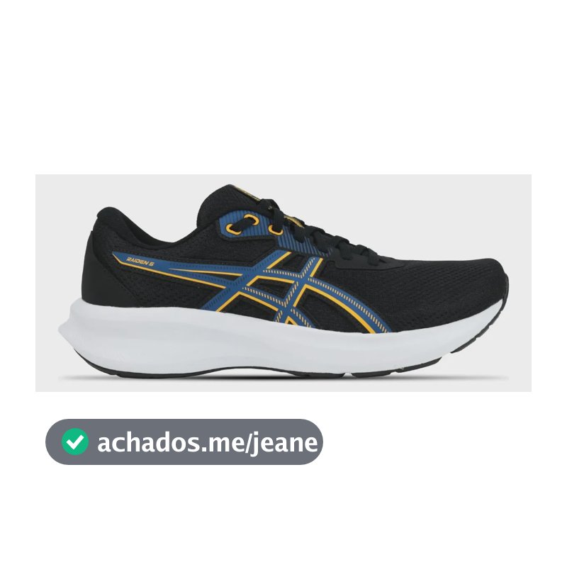 Tênis Masculino Upcourt 6 Asics Preto Liso 42 Br