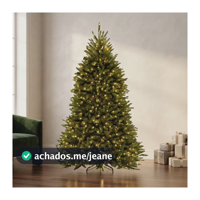 Árvore Natal 180cm 2235 Galhos Silicone 1.200led Quente 110v Verde