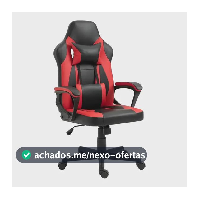 Cadeira Gamer Otello 100 Preto E Vermelho Material Do Estofamento Couro Sintético