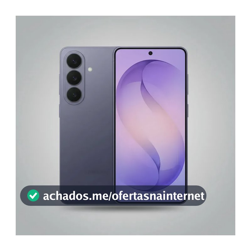 Celular Samsung Galaxy S26 5G, 256GB, 12GB RAM, Galaxy AI, Câmera Tripla de 50+12+10, Tela de 6.3" Violeta