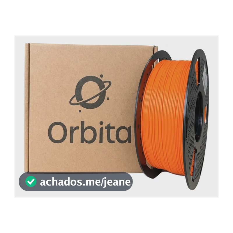 Filamento Pla Para Impressora 3d Orbita 1,75 Mm 1 Kg Laranja