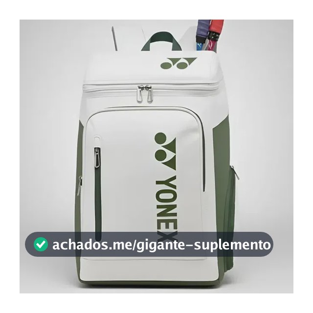 Raqueteira Yonex Mochila para 2 raquetes verde-musgo