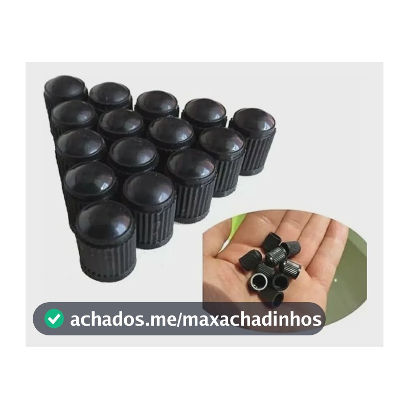 Tampa Válvula Para Bico Pneu Carro Moto Bike  20 Peças