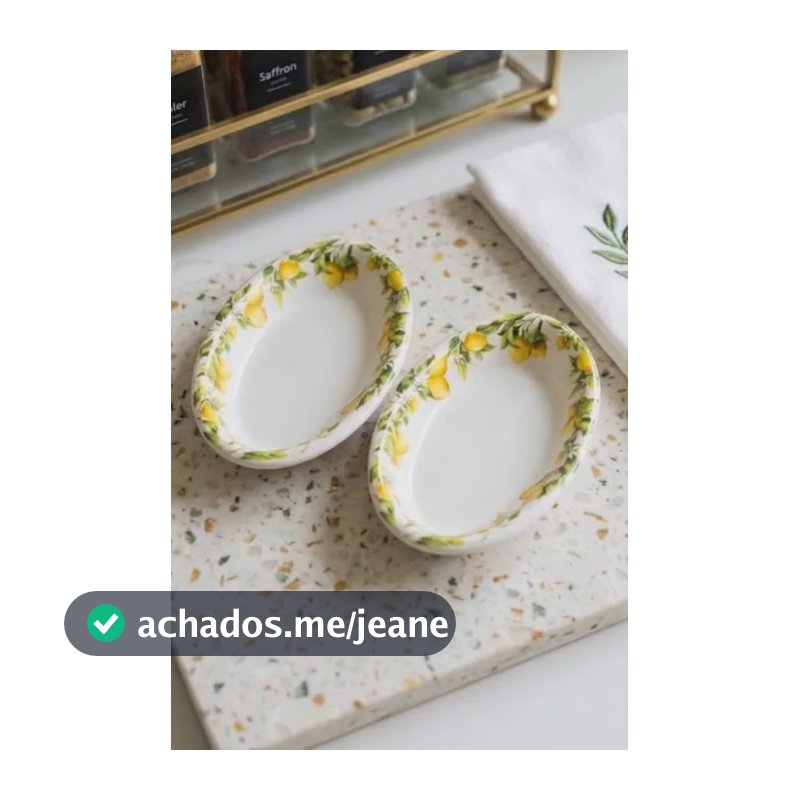 Kit 2 Travessas Pequenas De Melamina Cozinha Sicília Sicilia