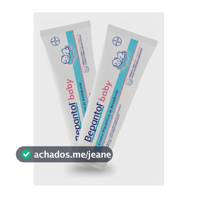 2 Unidades Bepantol Baby Pomada 120g Protege Hidrata Bebê