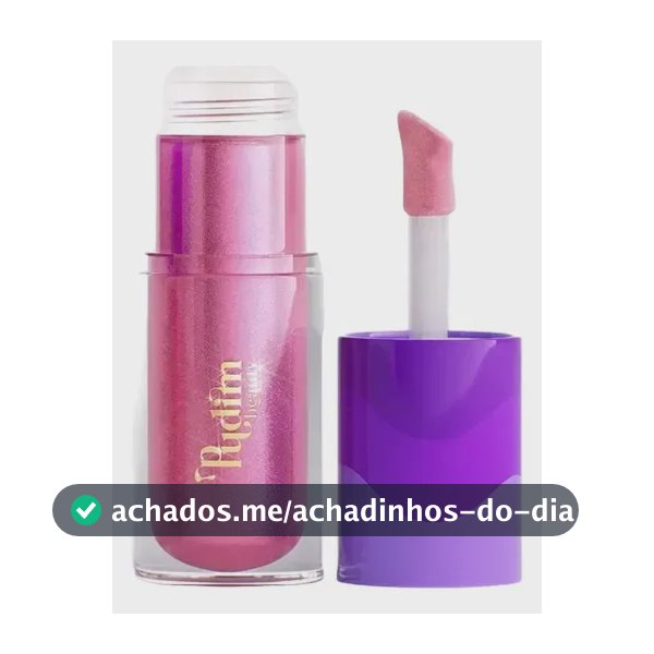 Purpurigloss Gloss Labial Com Glitter Pudim Beauty Cor Arrasei