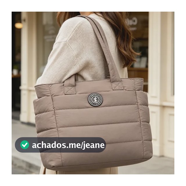 Bolsa Tote Feminina Ombro Grande Capacidade Casual Moda