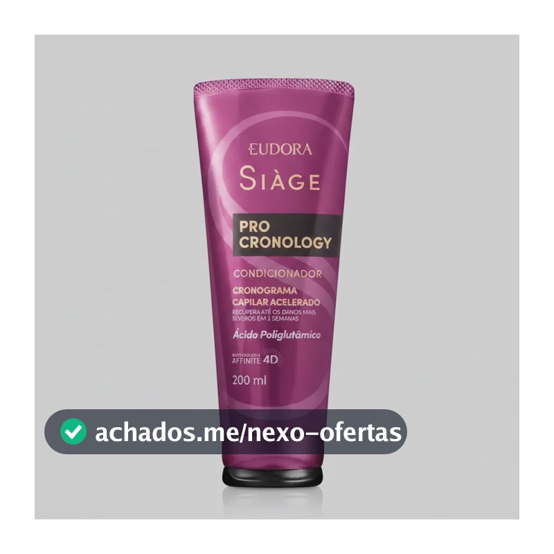 Condicionador Siàge Pro Cronology 200ml Acido Poli Glutâmico