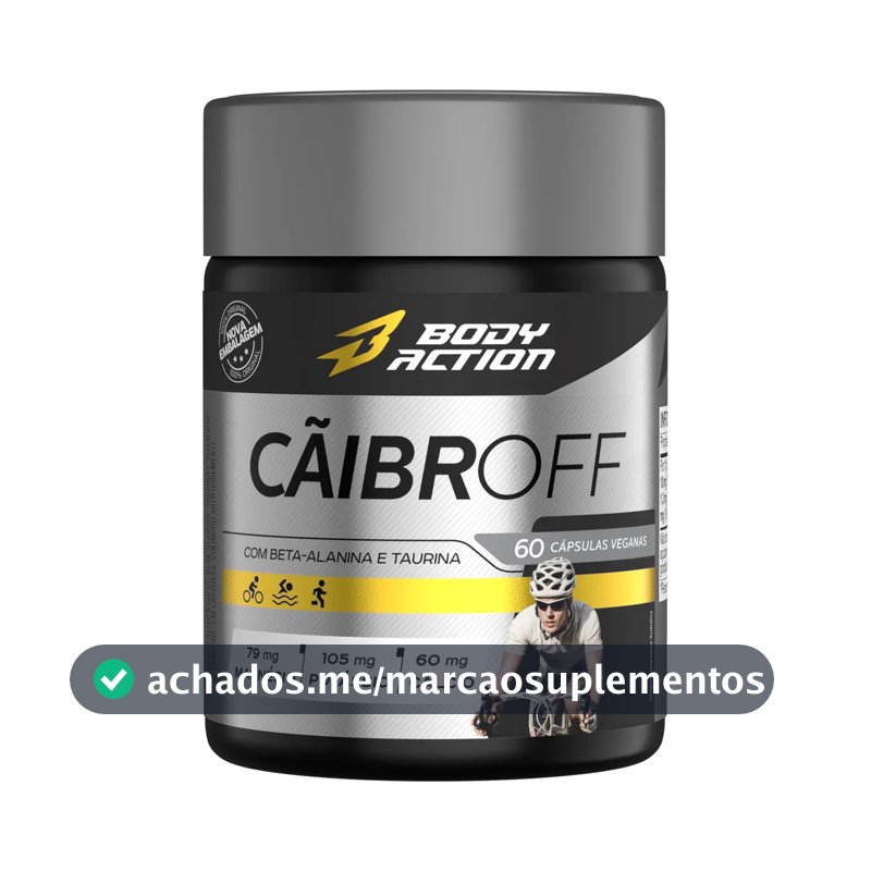 Cãibroff Anti Cãimbras 30 Dias Bodyaction Sabor Sem sabor