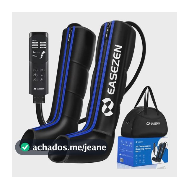 Bota De Compressao Pneumatica Massageador Pernas Eletrico M 127/220v Médio