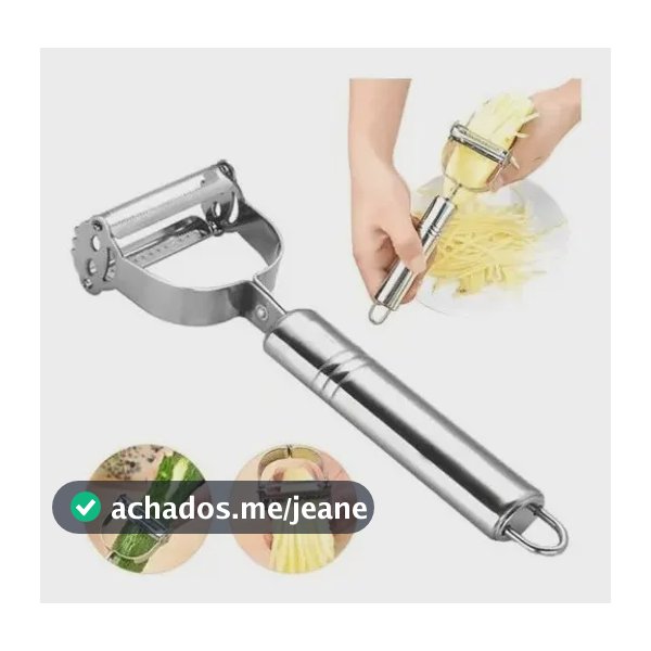 Descascador E Ralador De Frutas Legumes Aço Inox Excelente