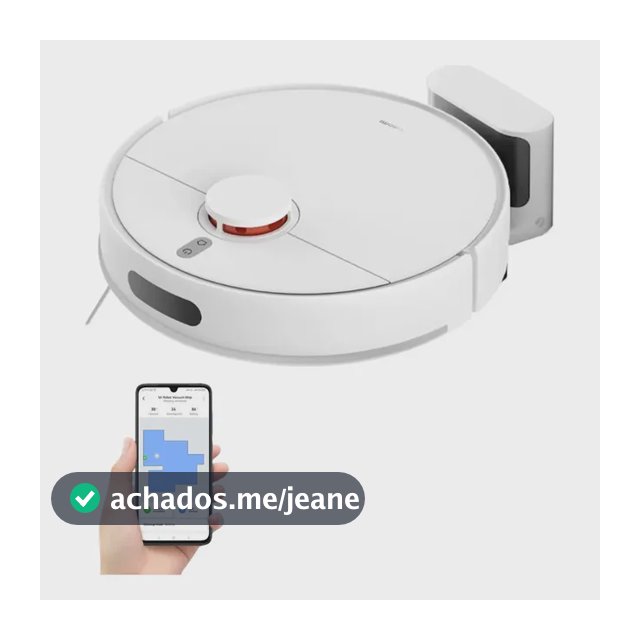Robô Aspirador Xiaomi S40 10000pa Ultra Potente Bivolt Branco