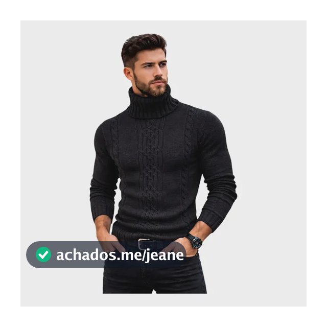 Cacharrel Casaco Blusa Tricot Lã Masculina Mp818