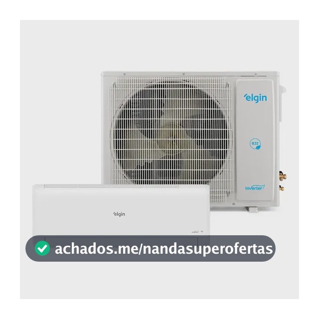 Ar-condicionado 9k Elgin Inverter Iii R-32 Quente Frio 220v Branco