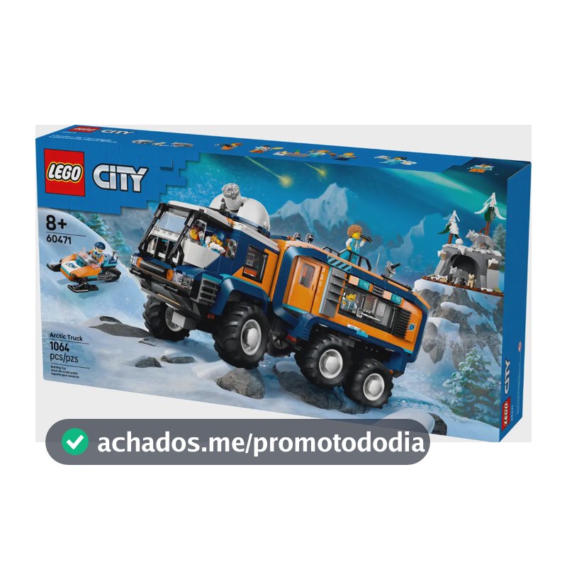 Lego Caminhão Laboratório Dos Exploradores Do Ártico 60471