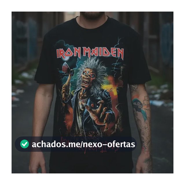 Camiseta Iron Maiden Run For Your Lives World Tour 2025-2026