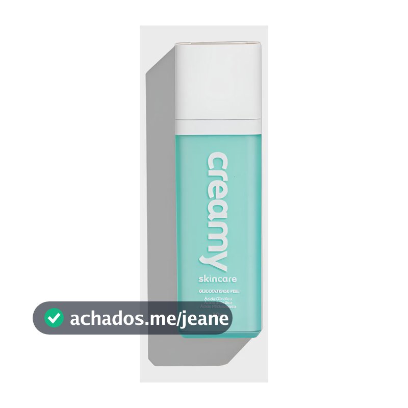 Creamy Skincare Glicointense Peel 30g | Elimina Cravos e Espinhas, Combate a Formação da Acne, Controla a Oleosidade e o Brilho Excessivo | Peles Oleosas, Uso Noturno