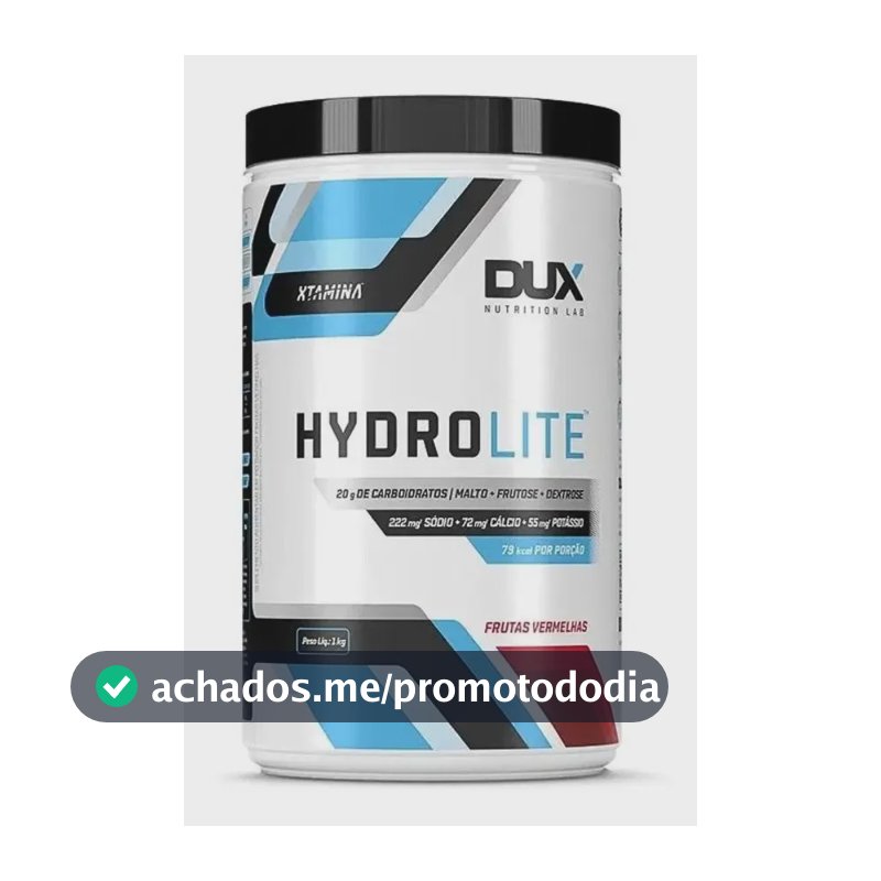 Hydrolite Repositor De Carboidratos 1kg - Dux Nutrition Sabor Frutas vermelhas