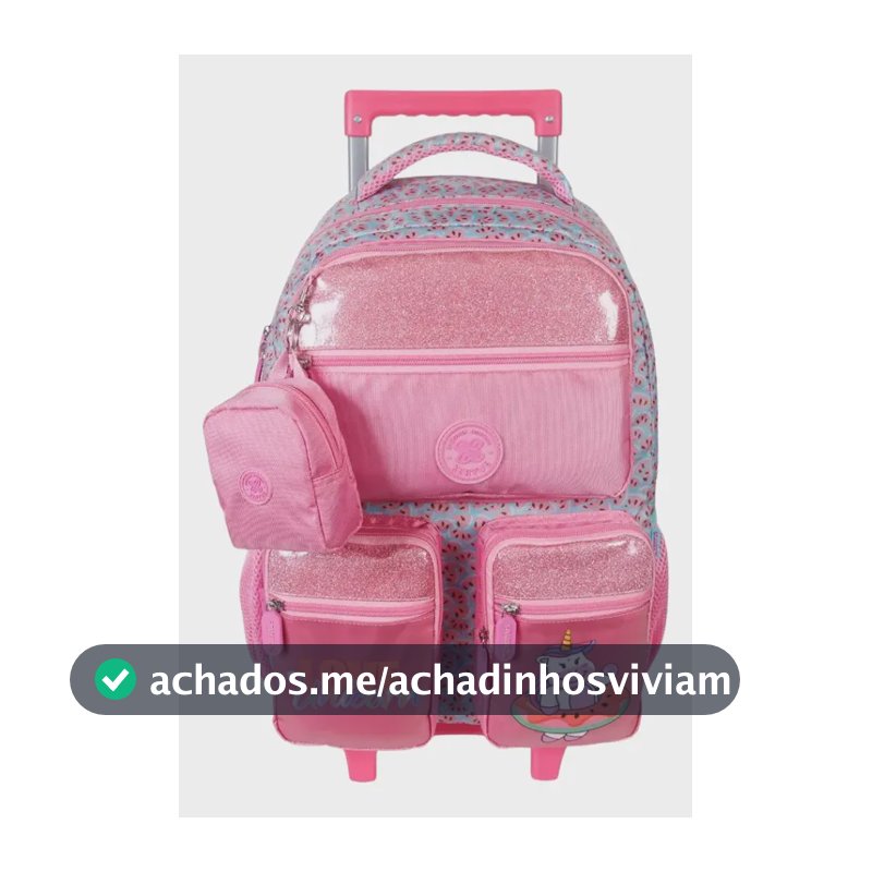 Mochila Com Rodinhas 16 Petit Watermelon Xeryus