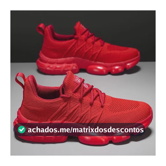 Tênis Masculino Air Cushion Mesh Leve Caminhada