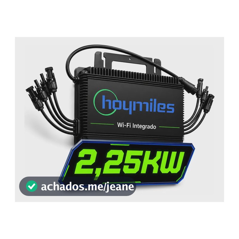 Micro Inversor Solar Hoymiles 2,25kw 220v C/ Wi-fi Integrado