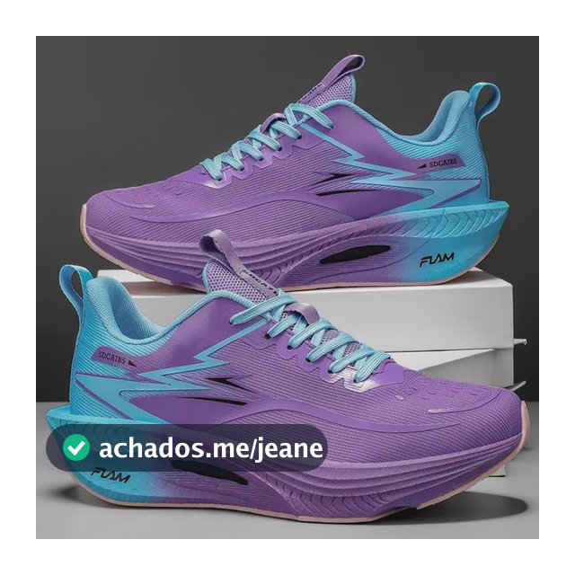 Tênis Feminino Corrida Confortável Macio Leve Academia Blue| Geometric 37
