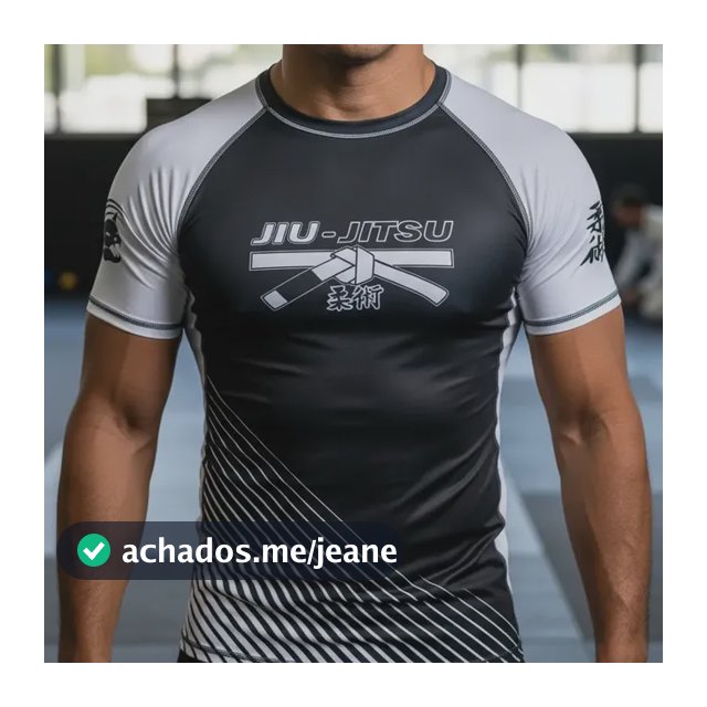 Rash Guard Jiu-jitsu Cor Faixa Treino Camiseta Proteção Uv50