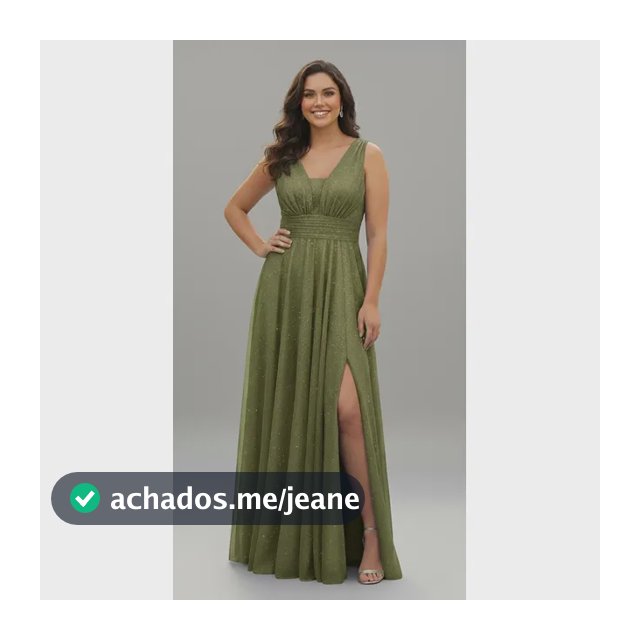 Vestido Longo Para Festa Com Fenda Madrinha Tule Brilho