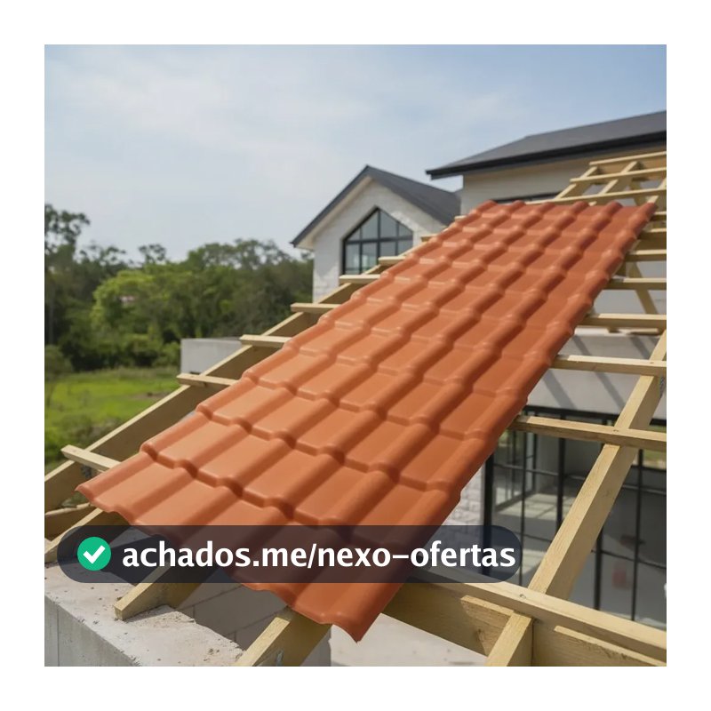 Telha Pvc Plan Precon 2.42x0.88m Terracota