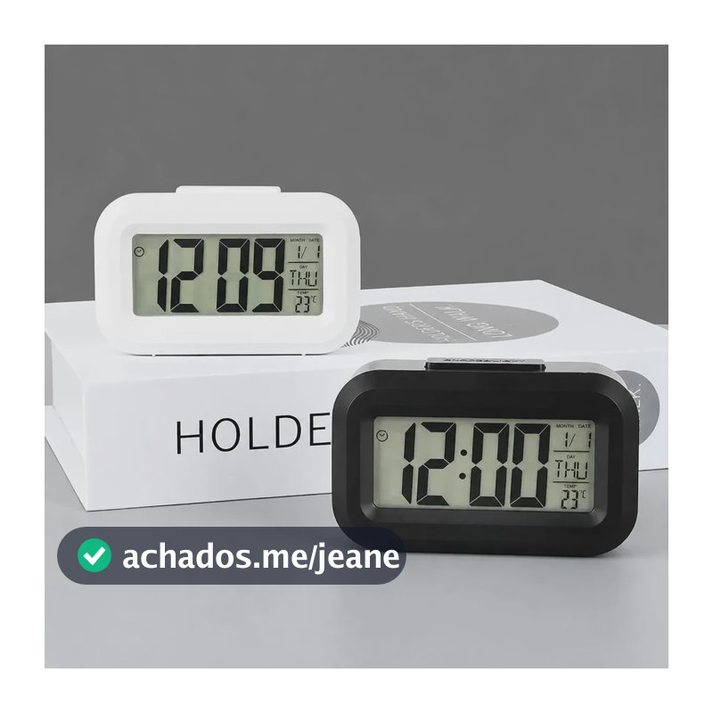 Mini Relógio Digital Led Despertador Top Rio 3v