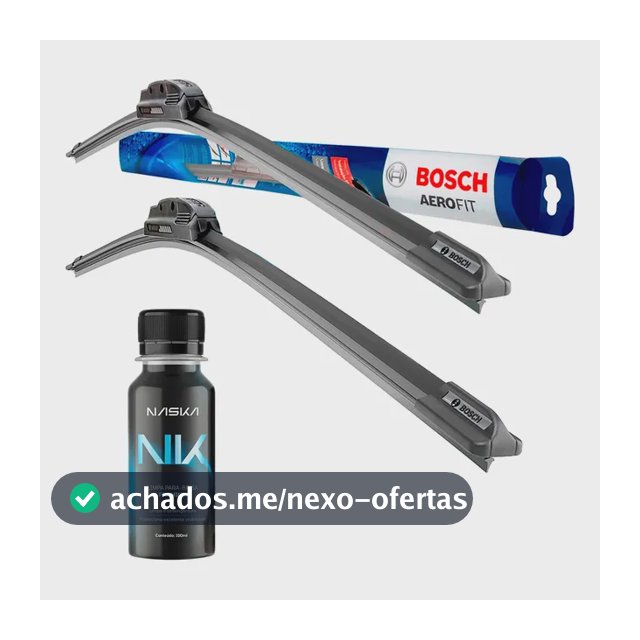 Limpador Para-brisa Paleta Original Bosch Aerofit Preto Ka 2014 A 2021