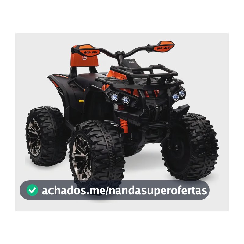 Quadriciclo Eletrico Infantil Atv Can Am Laranja 12v