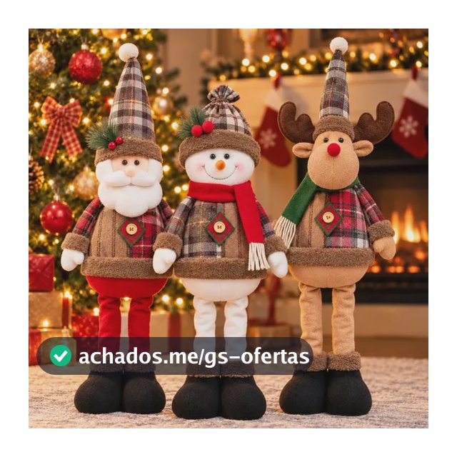 Papai Noel Decoração Natal Retrátil Enfeite Natalino Grande