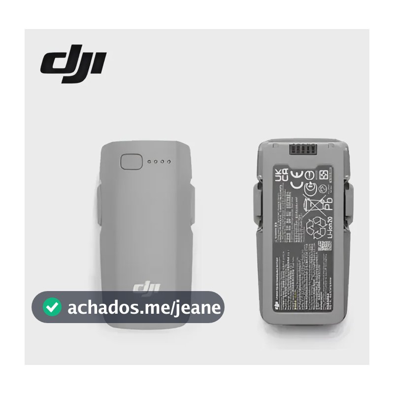 Drone Bateria P/ O Dji Neo2 Lacrada Original Br - Dji1076 Nf Cinza