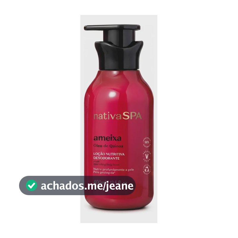 O Boticário Nativa Spa Loção Corporal 400ml