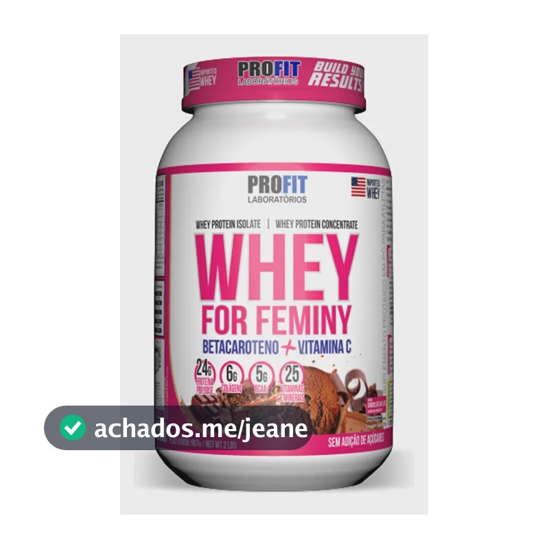 Whey For Feminy 907g - Profit / Com Nf